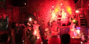 ĐÊM KHAI TRƯƠNG PINI COFFEE P.1: VŨ ĐIỆU TRỐNG LỬA